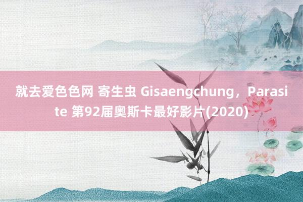 就去爱色色网 寄生虫 Gisaengchung，Parasite 第92届奥斯卡最好影片(2020)