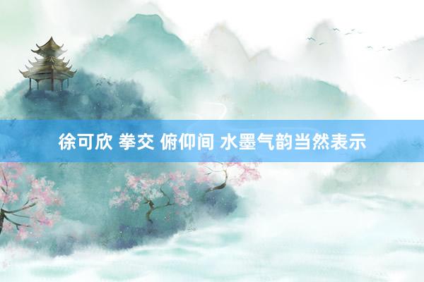 徐可欣 拳交 俯仰间 水墨气韵当然表示
