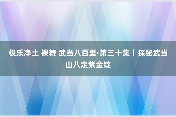 极乐净土 裸舞 武当八百里·第三十集丨探秘武当山八定紫金锭